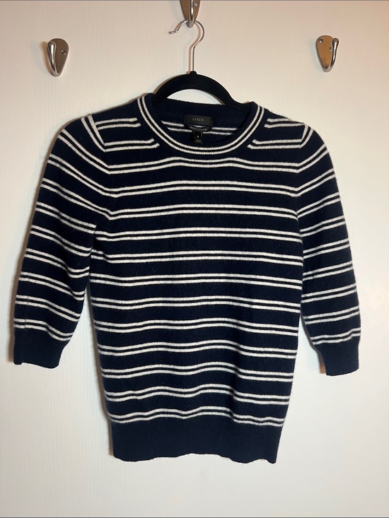 J. Crew Sweaters - J. Crew Navy Italian Cashmere Crewneck Sweater